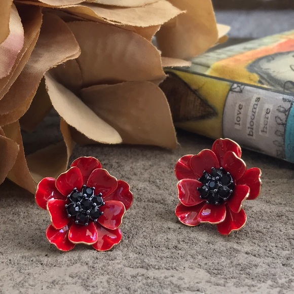 KATE SPADE • Precious Poppies Earrings - Picture 5 of 7